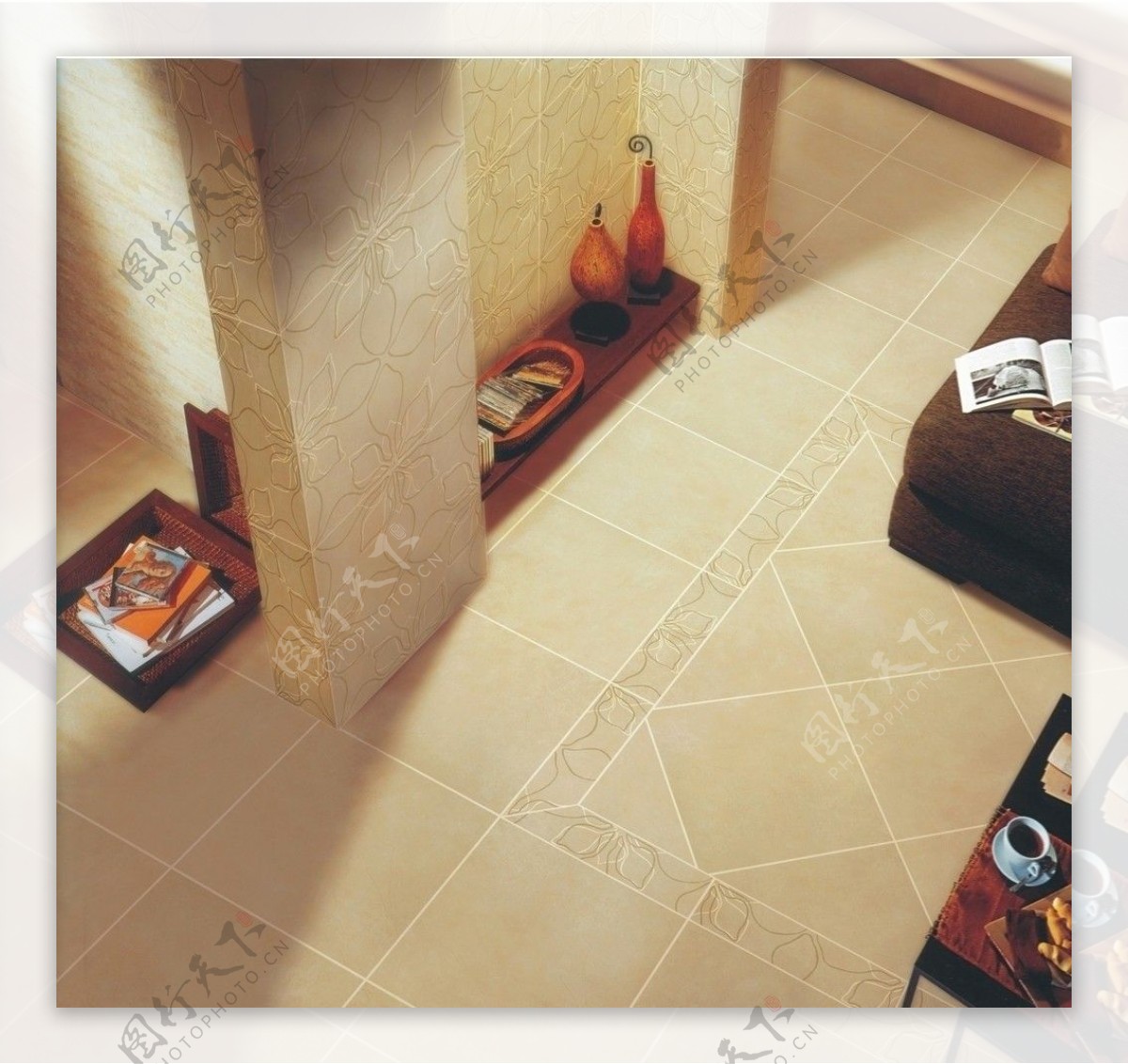 马可波罗米兰瓷砖效果图片