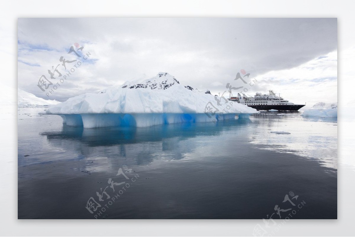 南极冰川美景图片