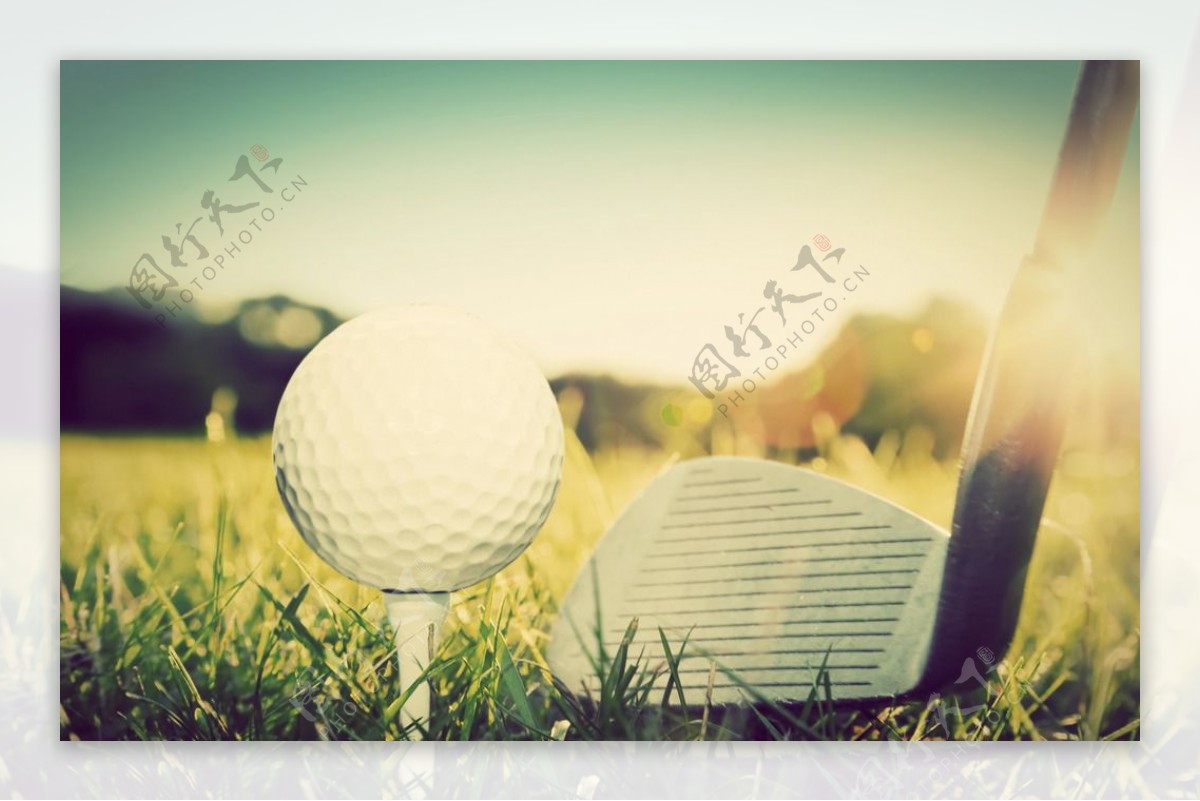 唯美高尔夫球图片