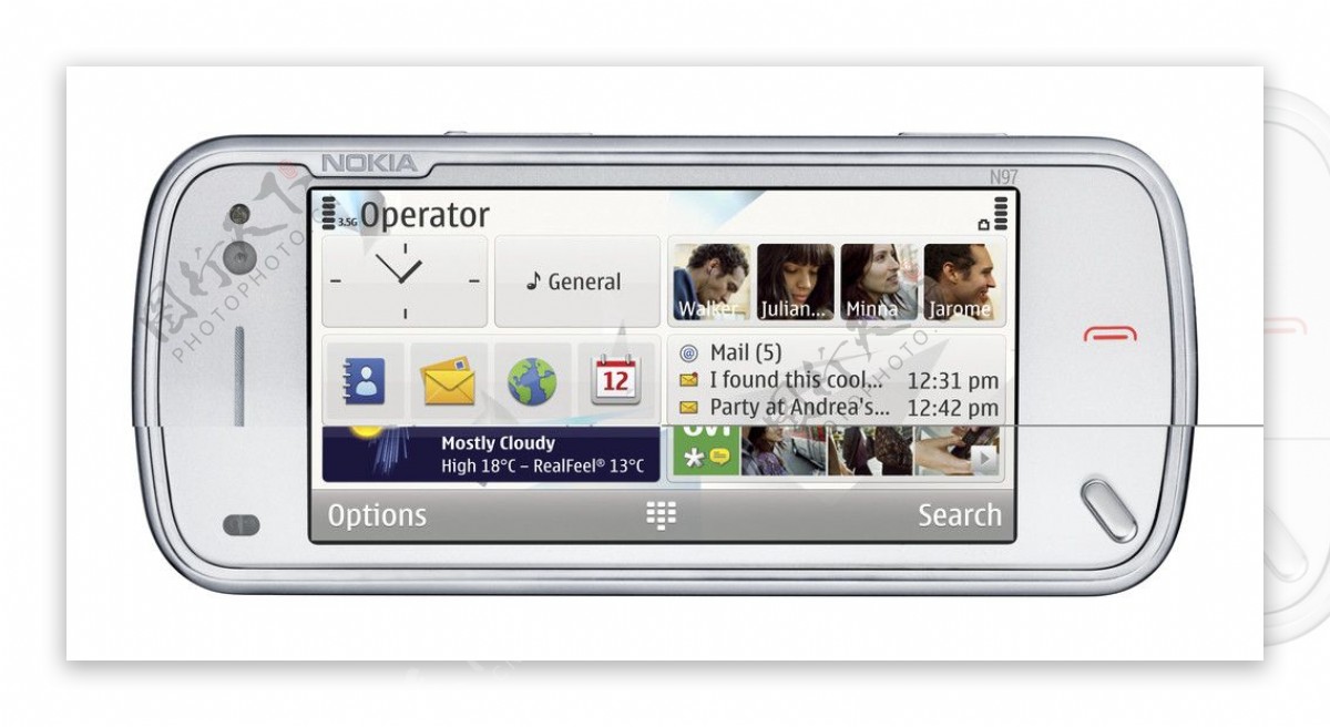 诺基亚NOKIAN97手机高清图片