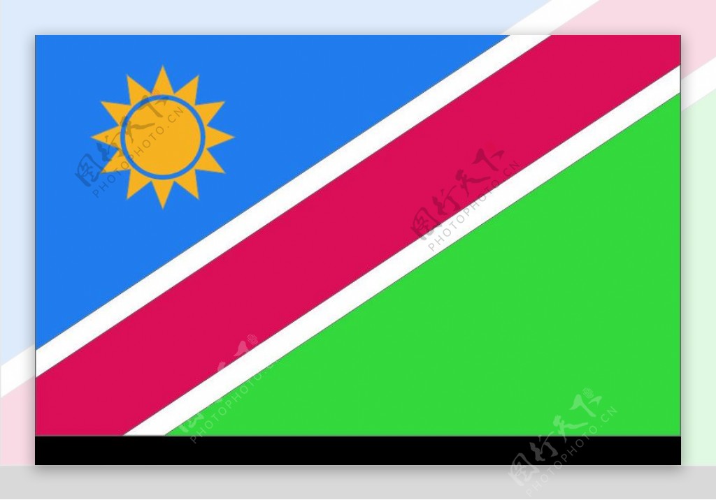 纳米比亚国旗图片