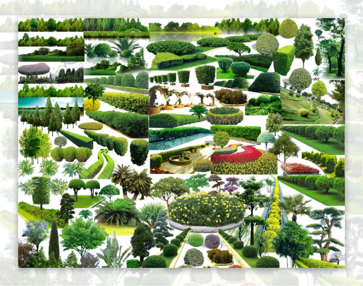 园林景观素材PSD分层素材图片