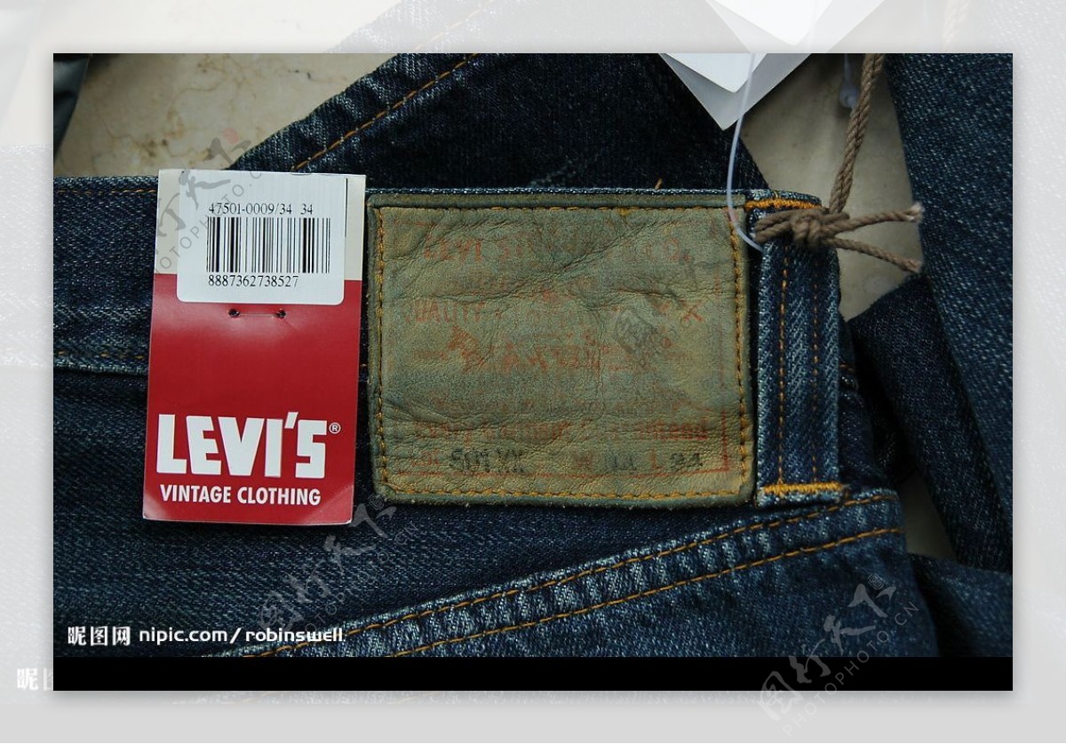 levis牛仔裤皮标图片