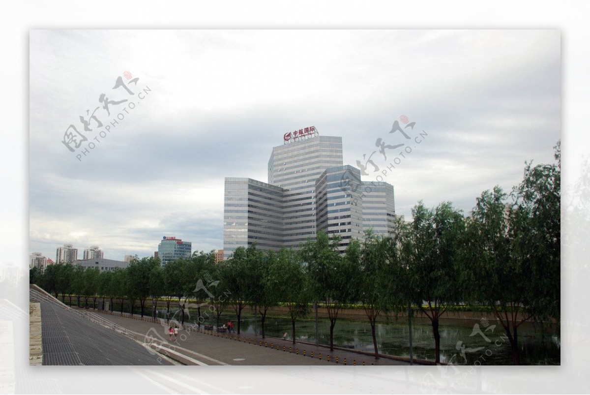 北京市夏天城市建筑图片