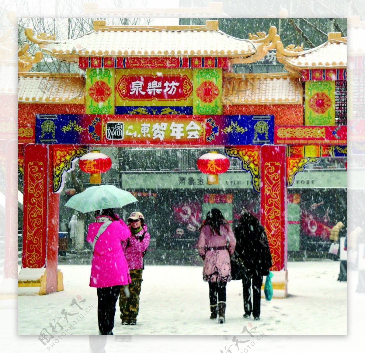 潍坊雪景图片