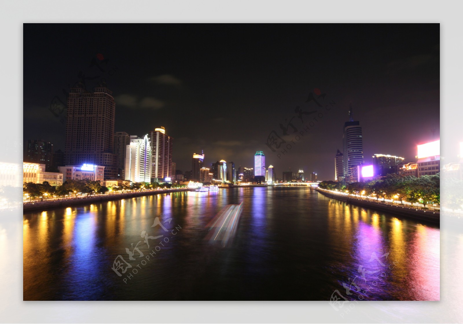 广州夜景珠江图片