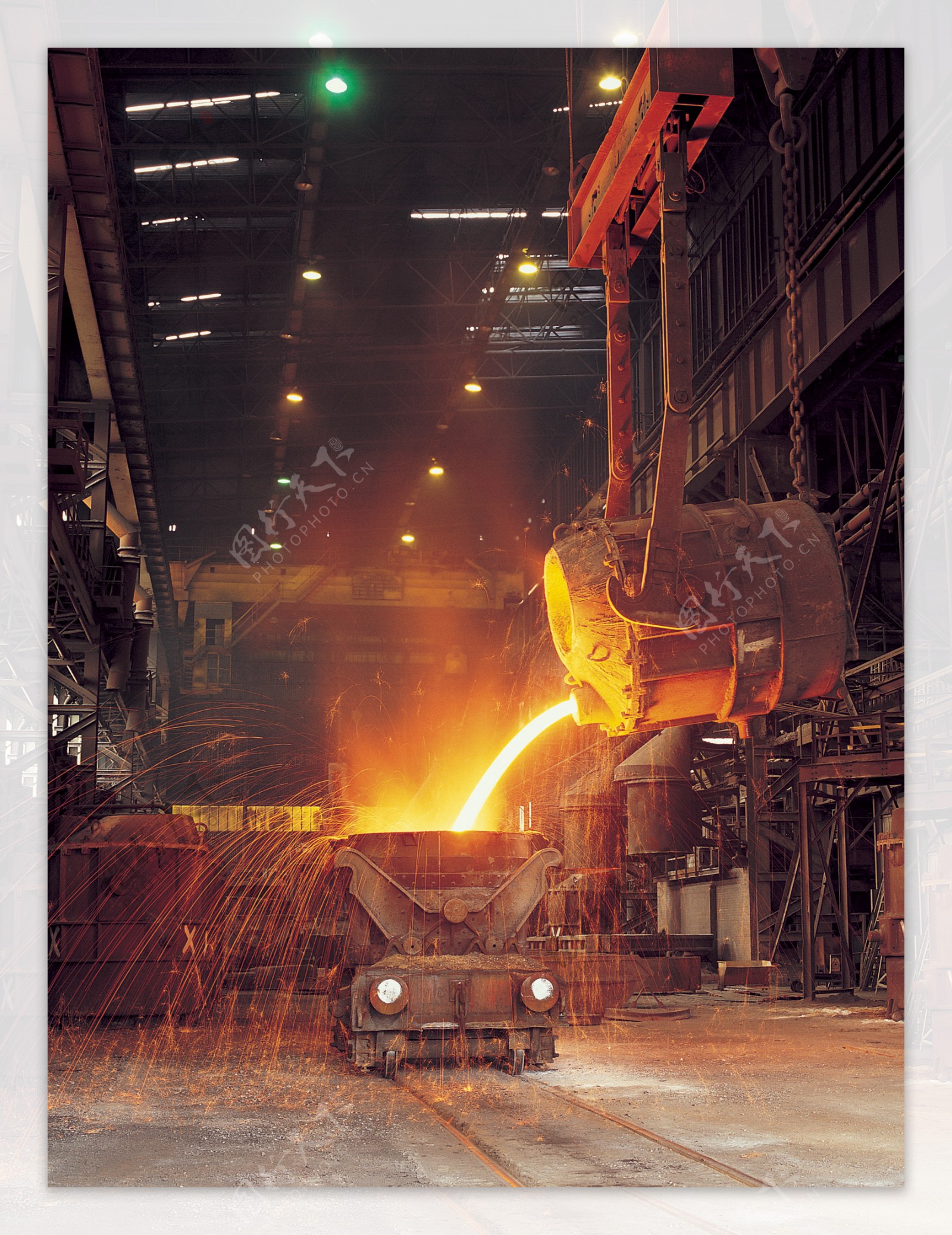 工业炼钢图片