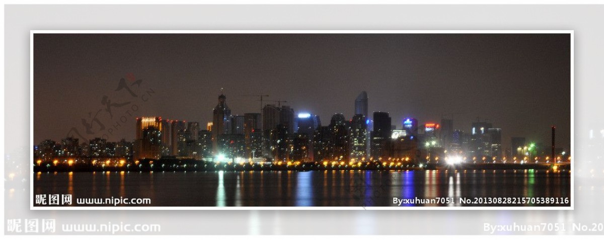 杭州夜景城市夜景图片