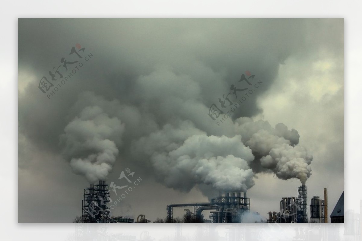 工业大气污染图片