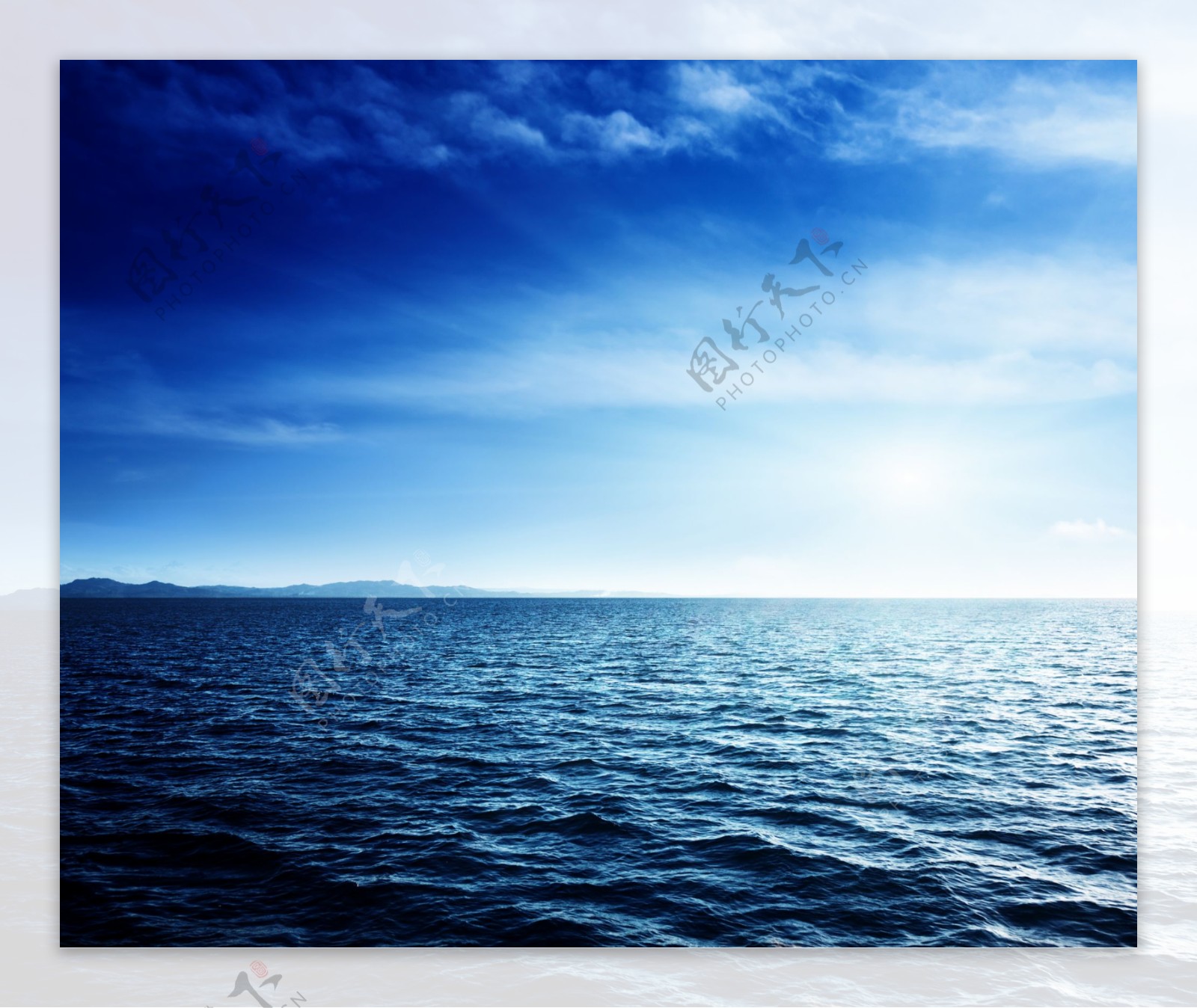 蔚蓝海洋图片