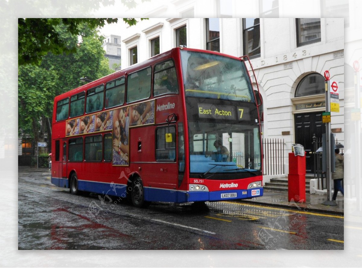 双层公交公交车图片