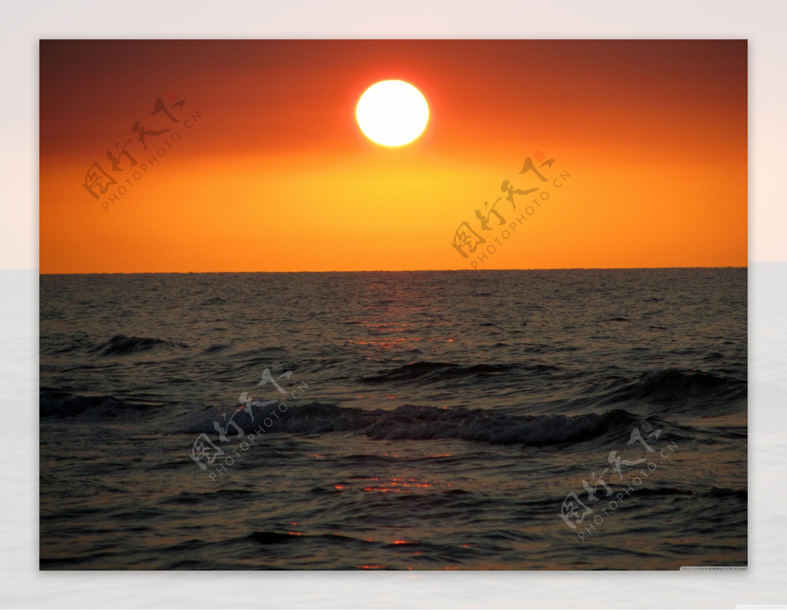 大海红日图片
