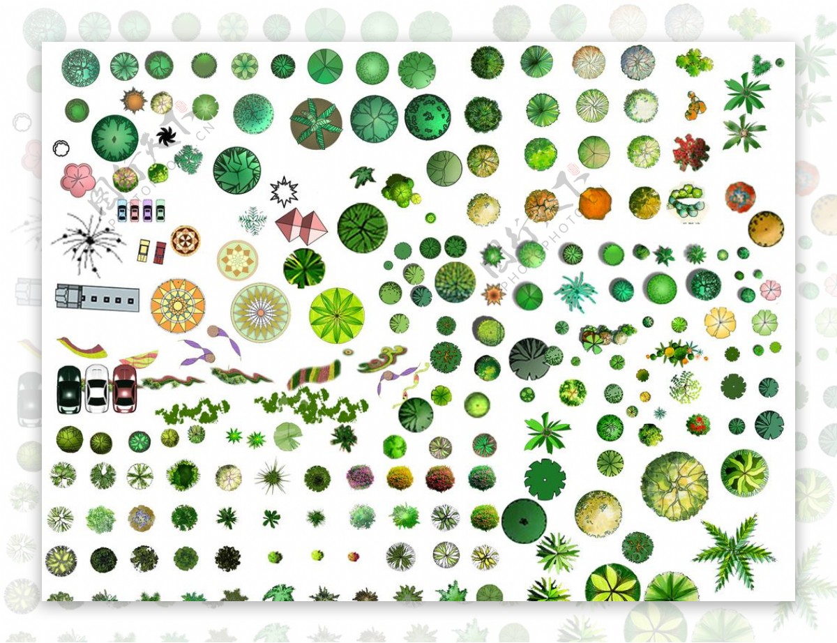 植物平面素材图片