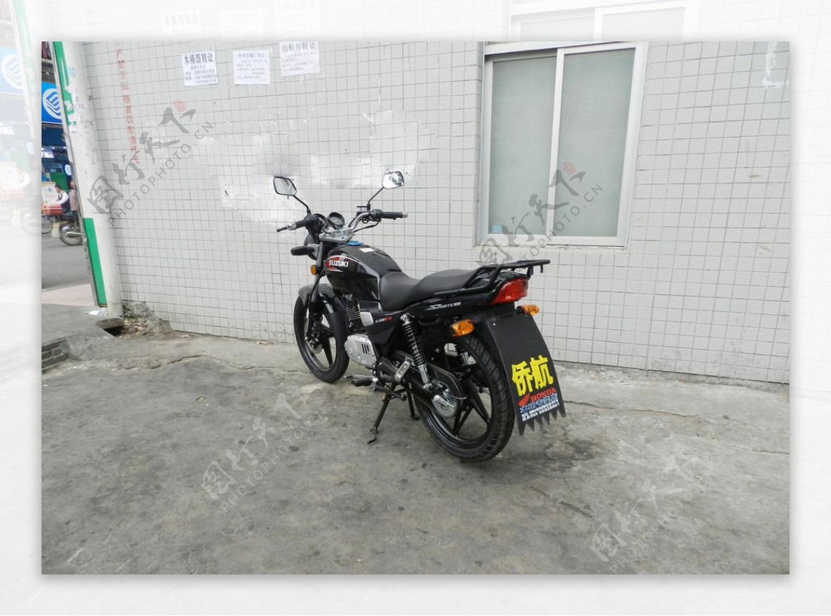 摩托车HJ125KA黑色图片
