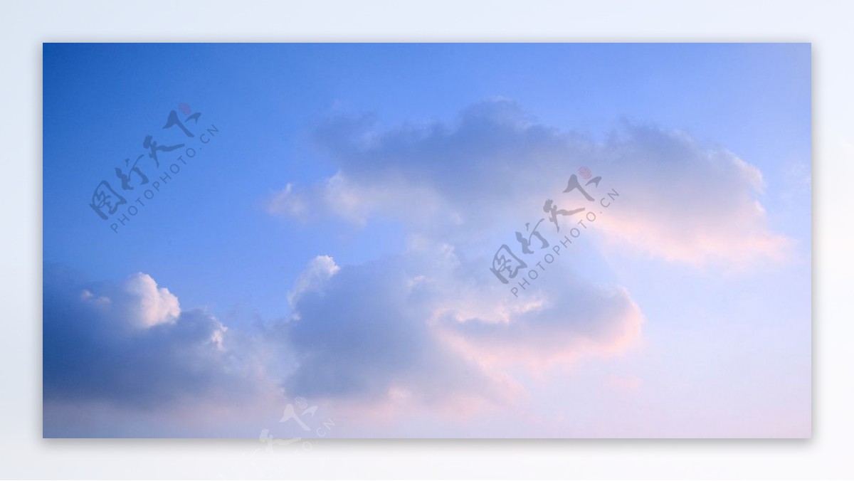 蓝天浮云图片