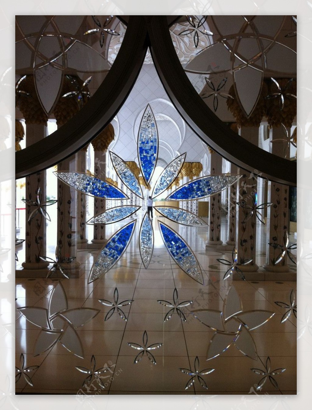 沙迦清真寺水晶玻璃图片