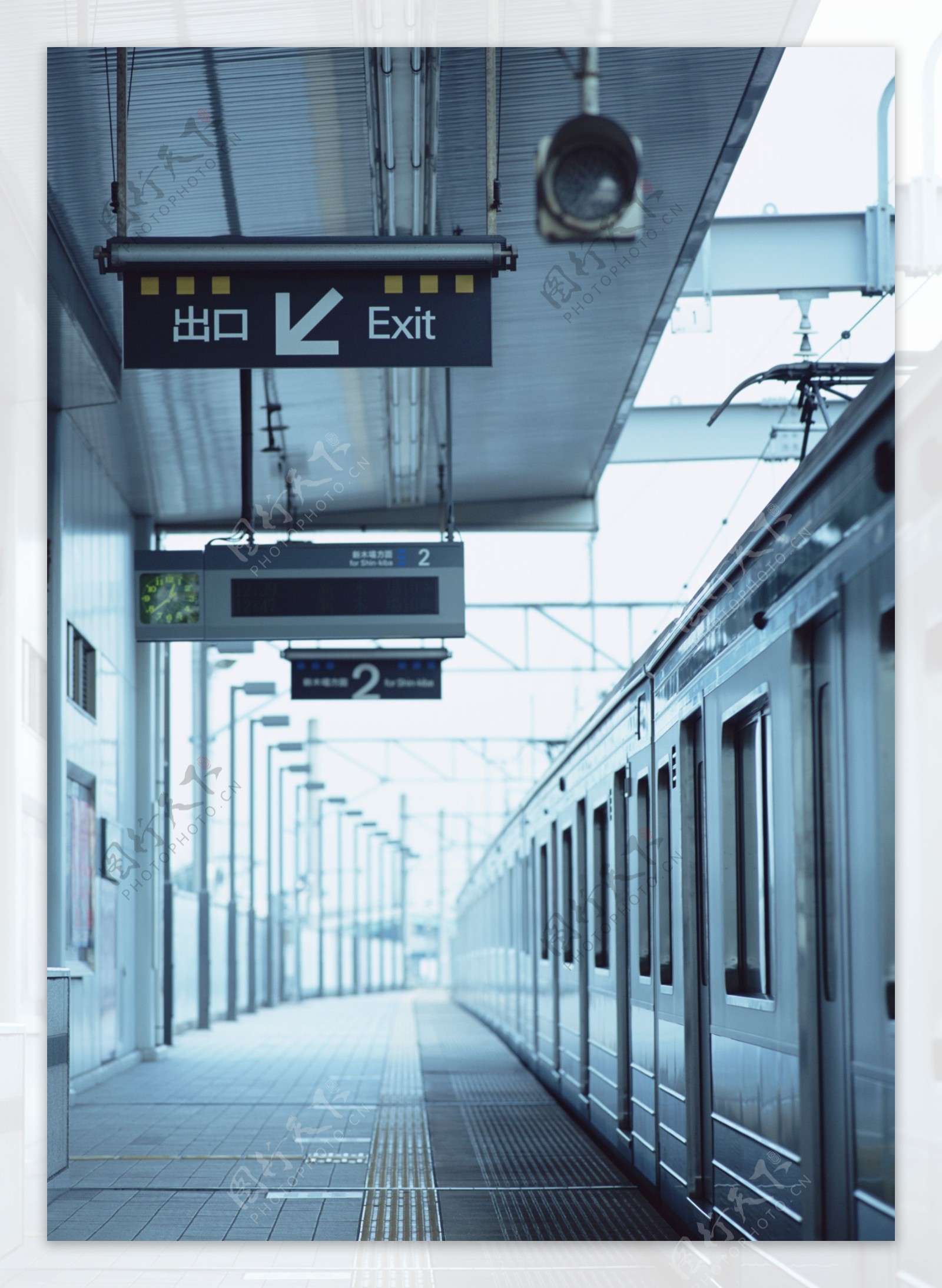 高清火车站台唯美动漫壁纸-壁纸图片大全