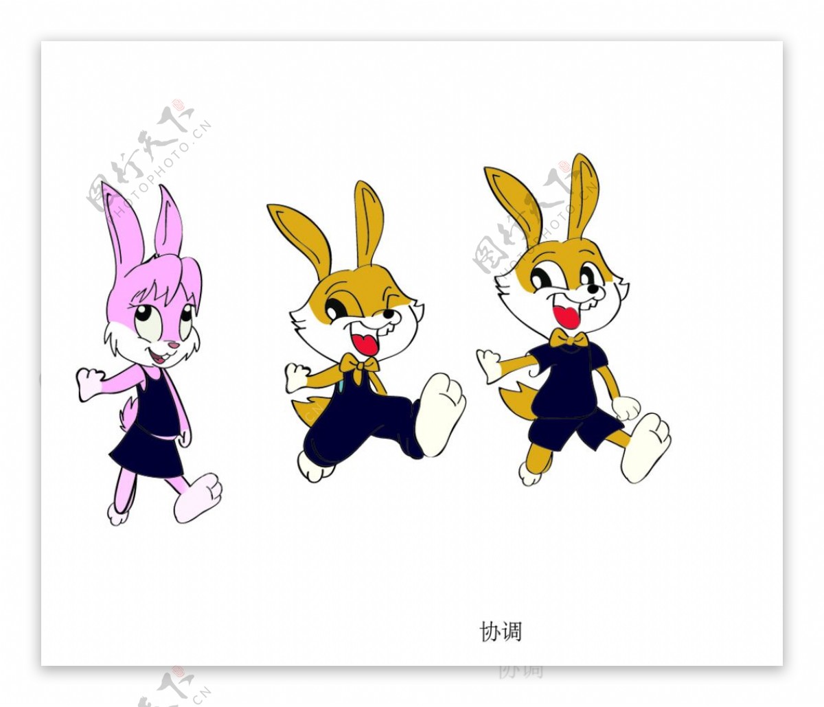 漫画兔子图片