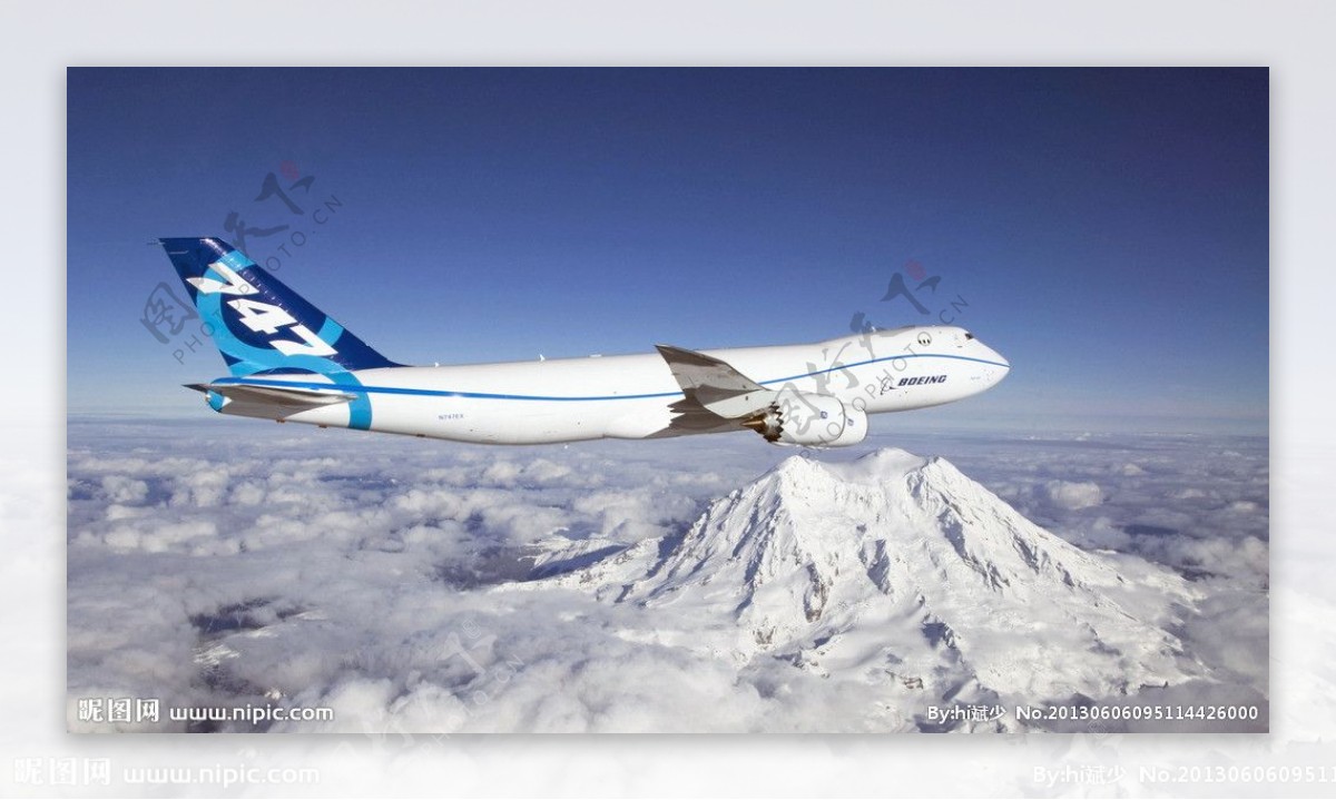 波音747航空客机图片