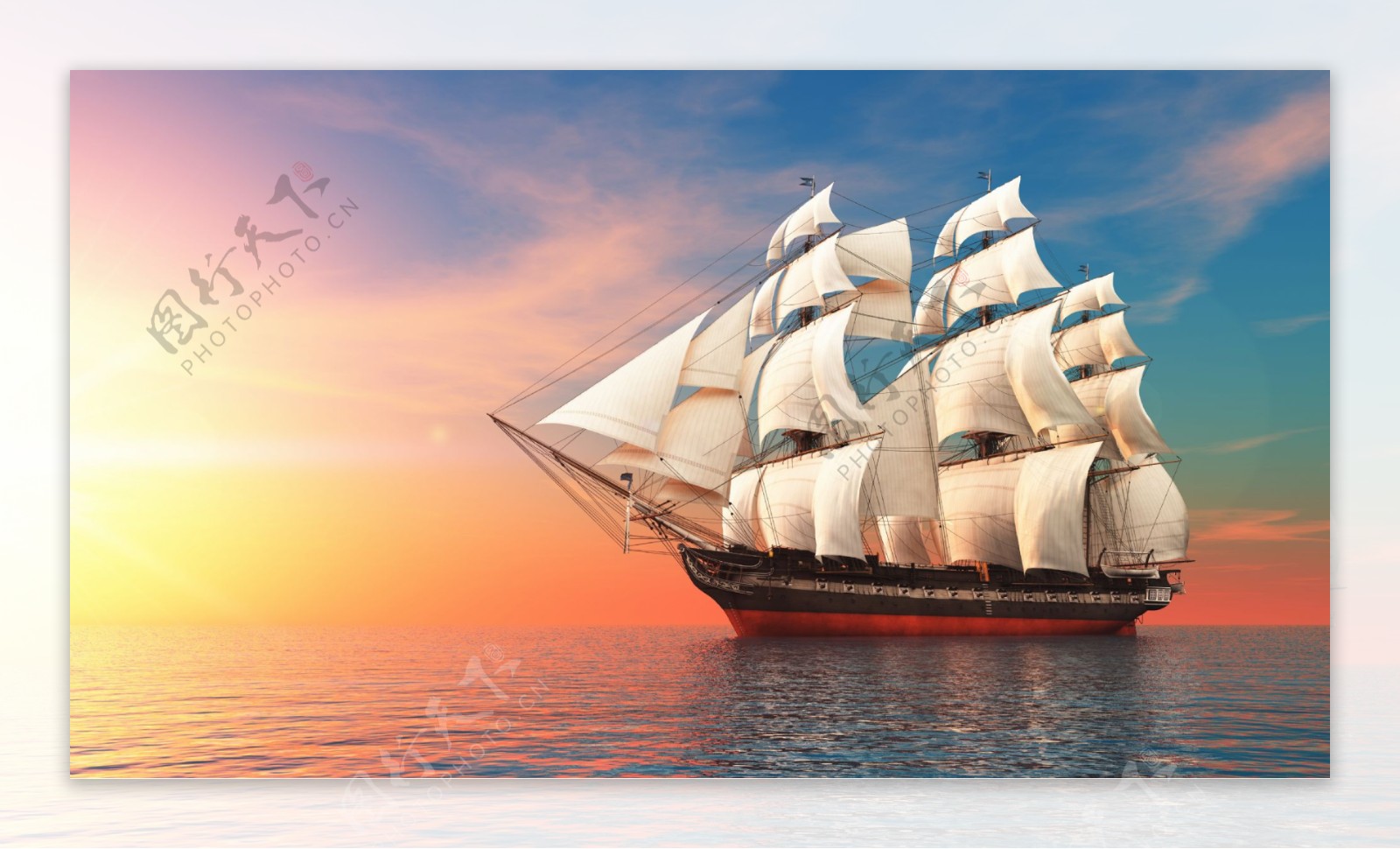 帆船图片素材-编号25563628-图行天下