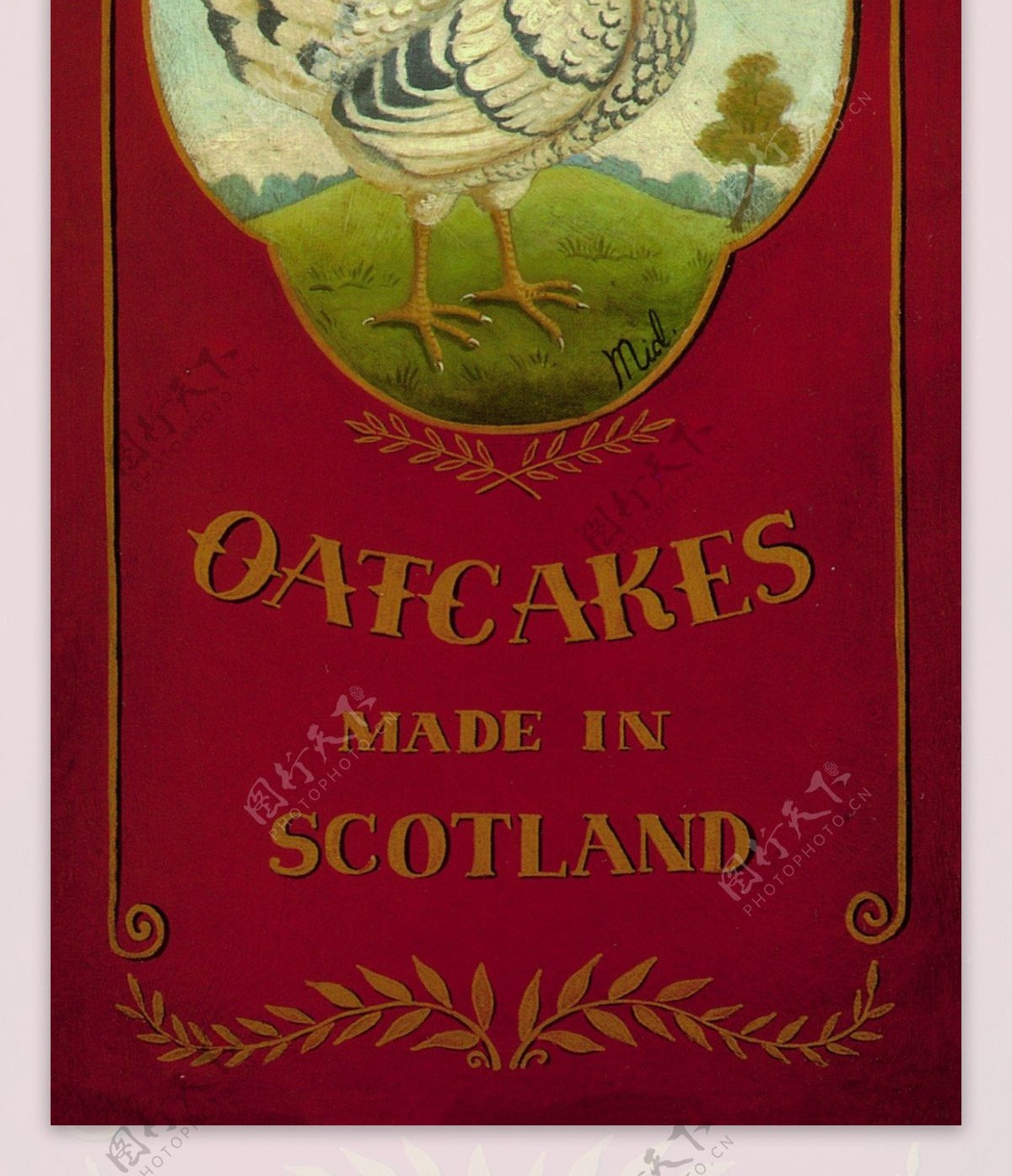苏格兰燕麦饼贴牌图片
