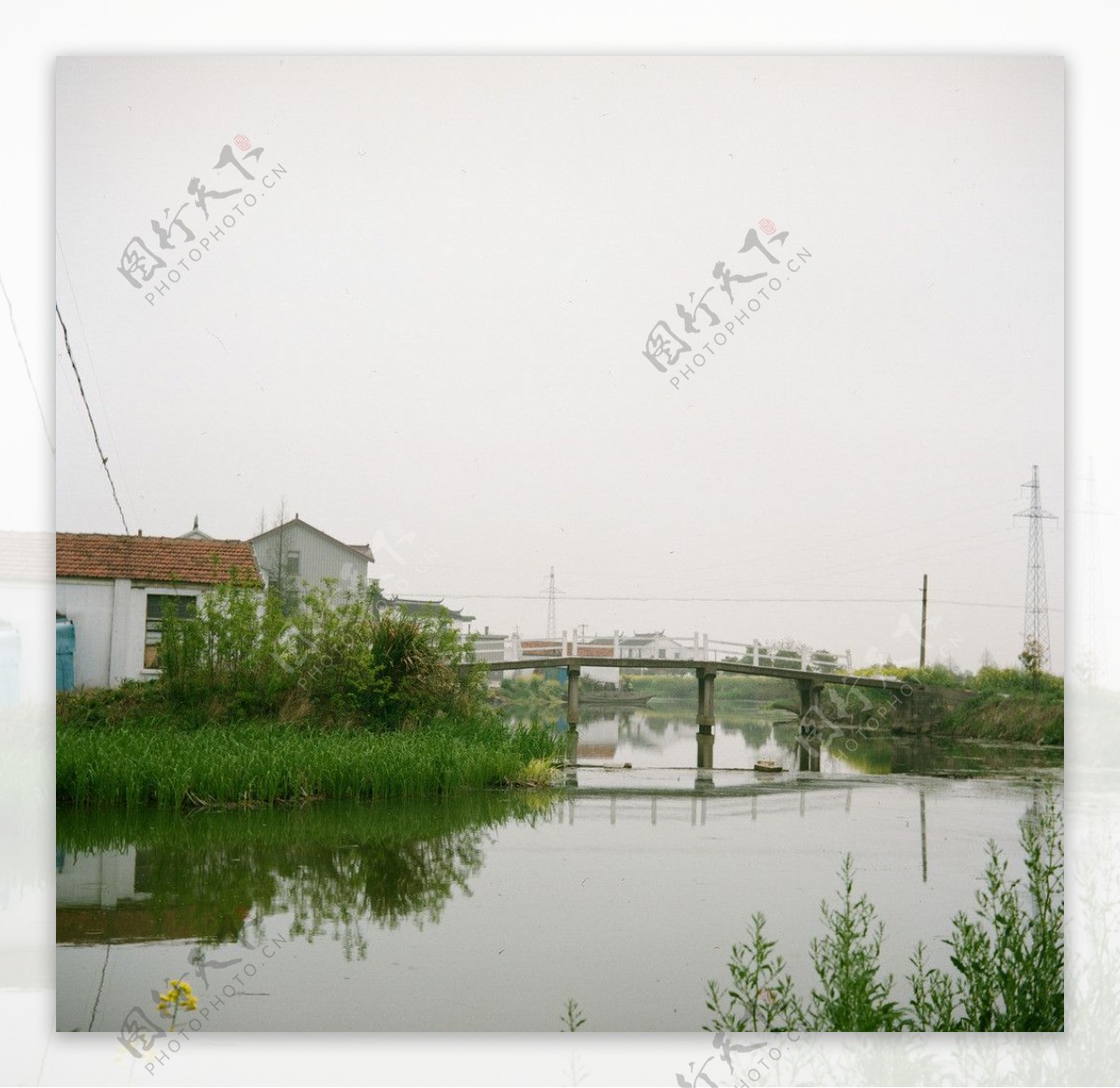 江南乡村小桥流水图片