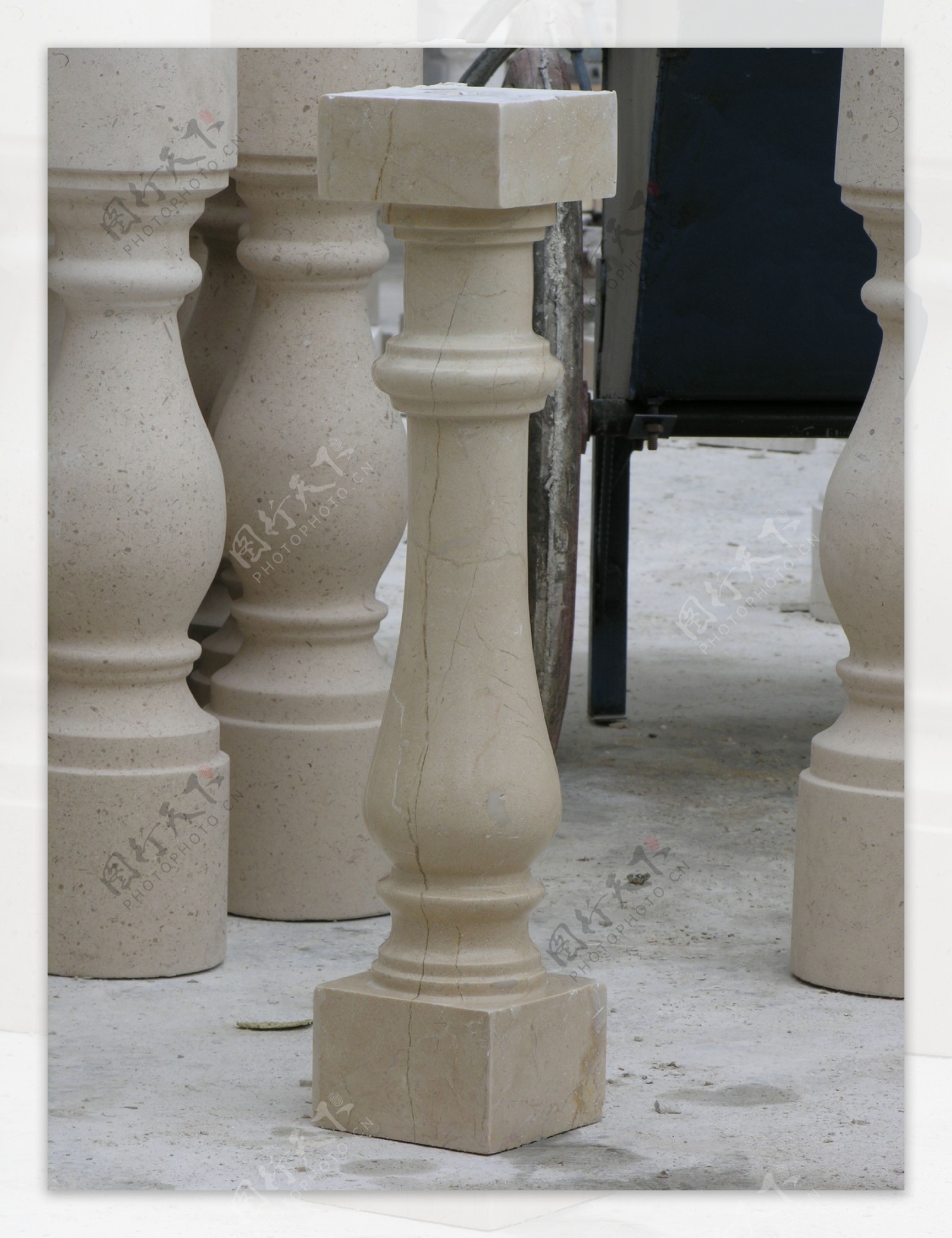 石材花瓶柱图片