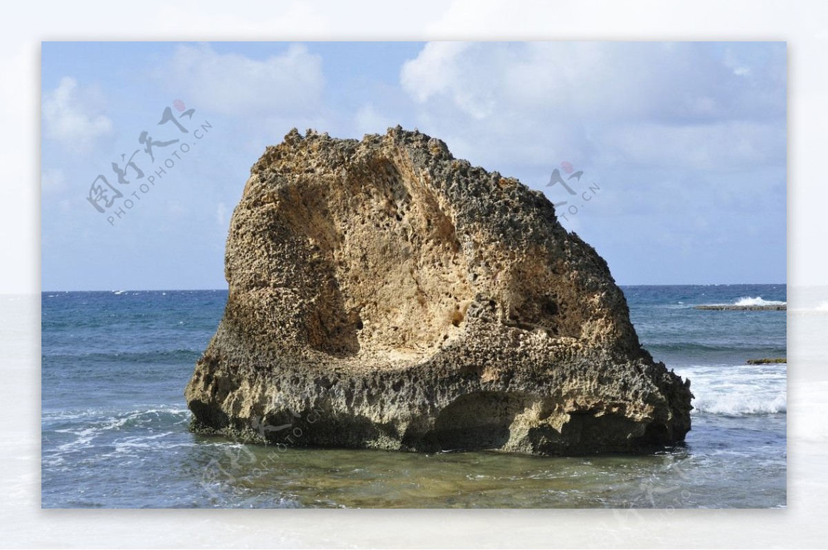 海岸礁岩风光图片