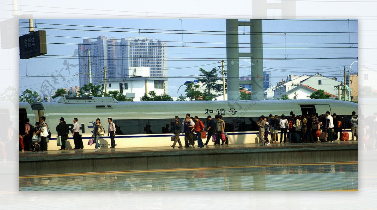 中国高铁上海站图片