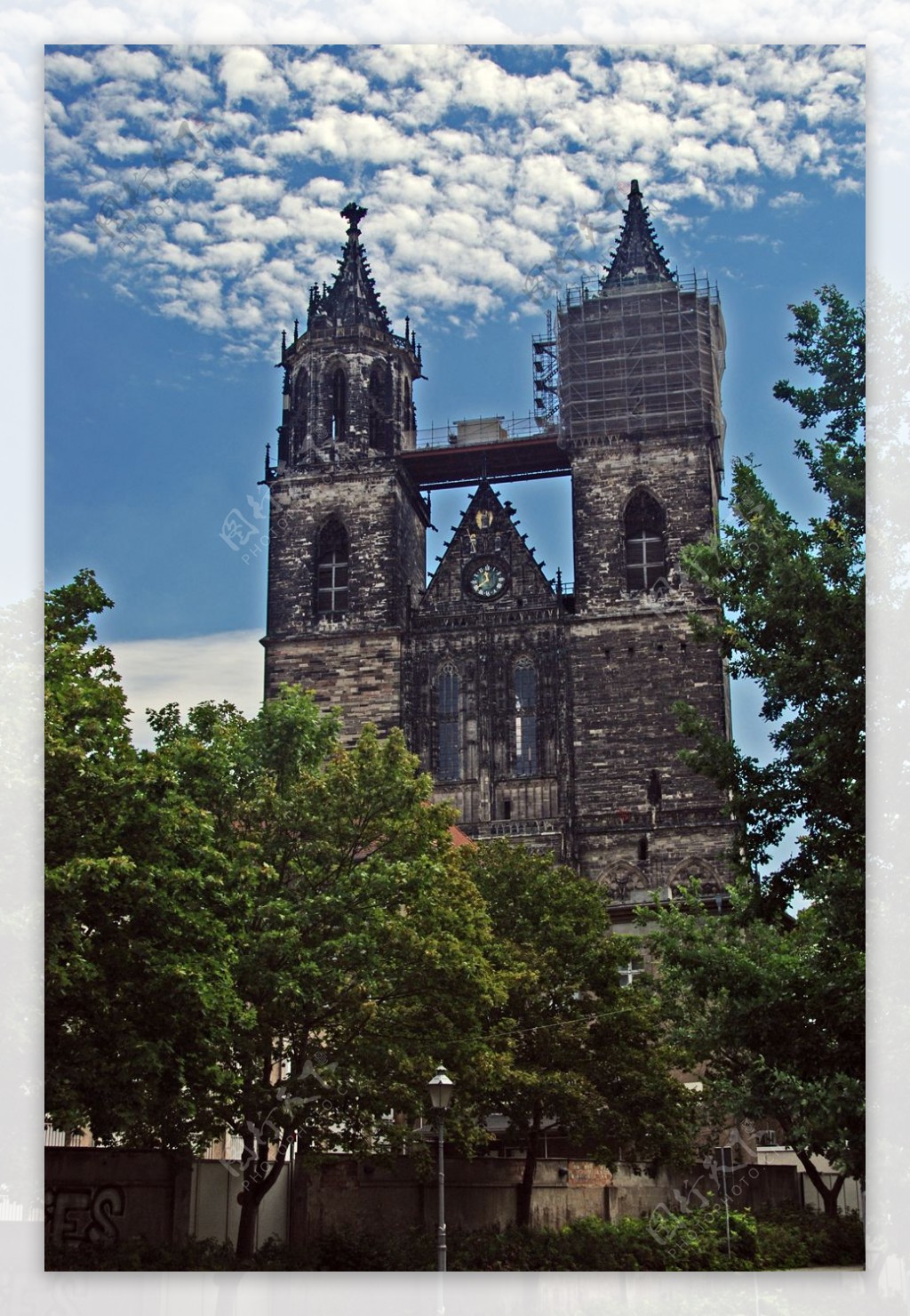 马格德堡哥特式大教堂图片