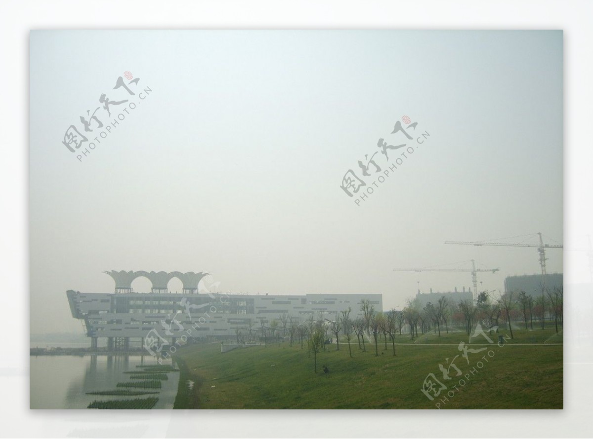 西安灞河码头图片