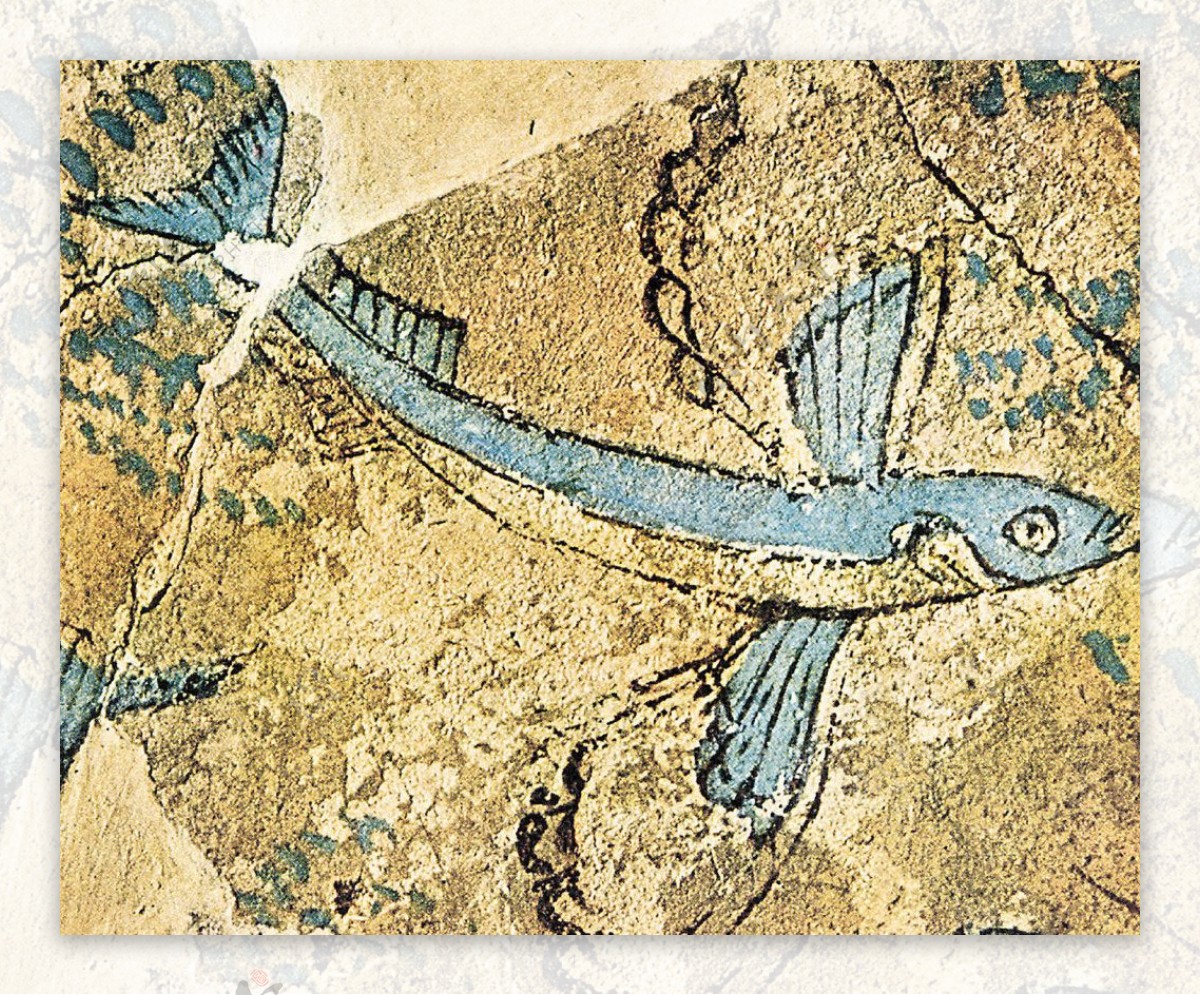 古代神鱼壁画图片