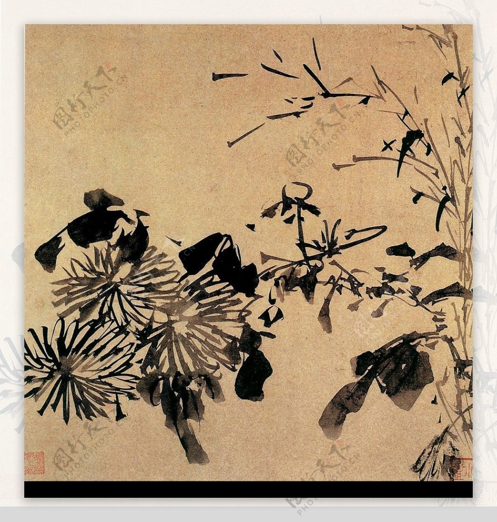 李流芳山水花卉图图片