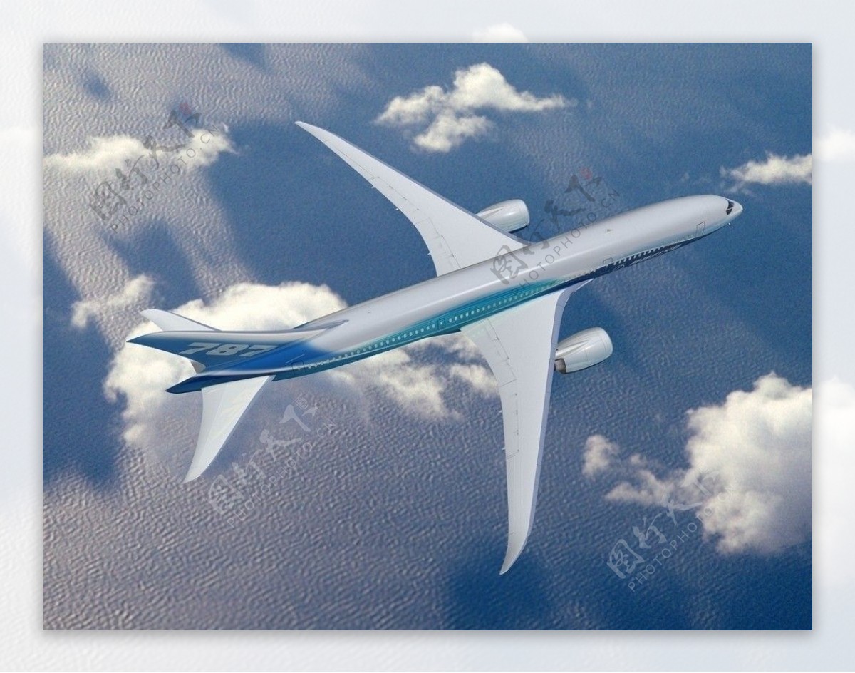 波音787型远程客机图片