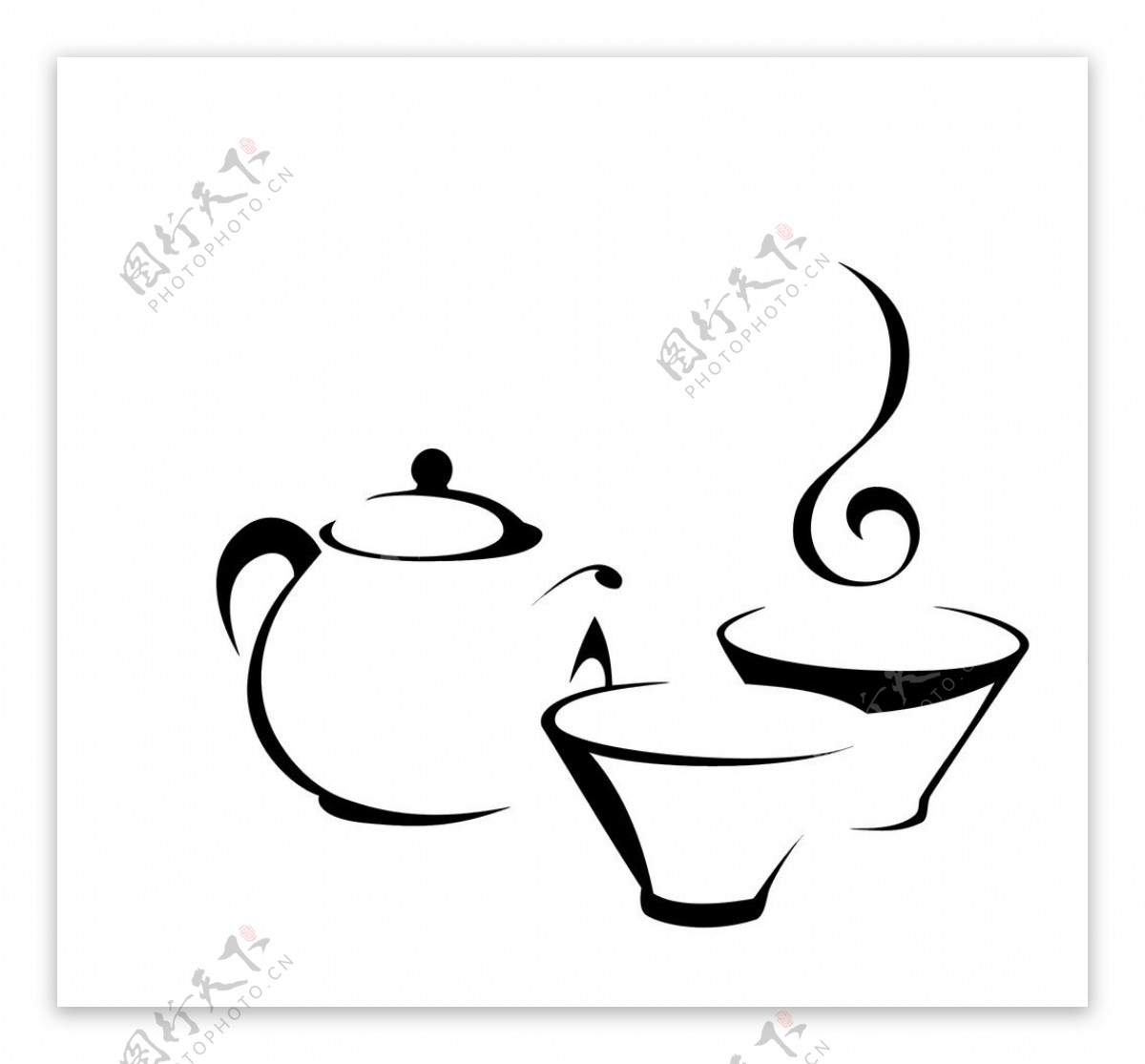 茶壶杯图形图片