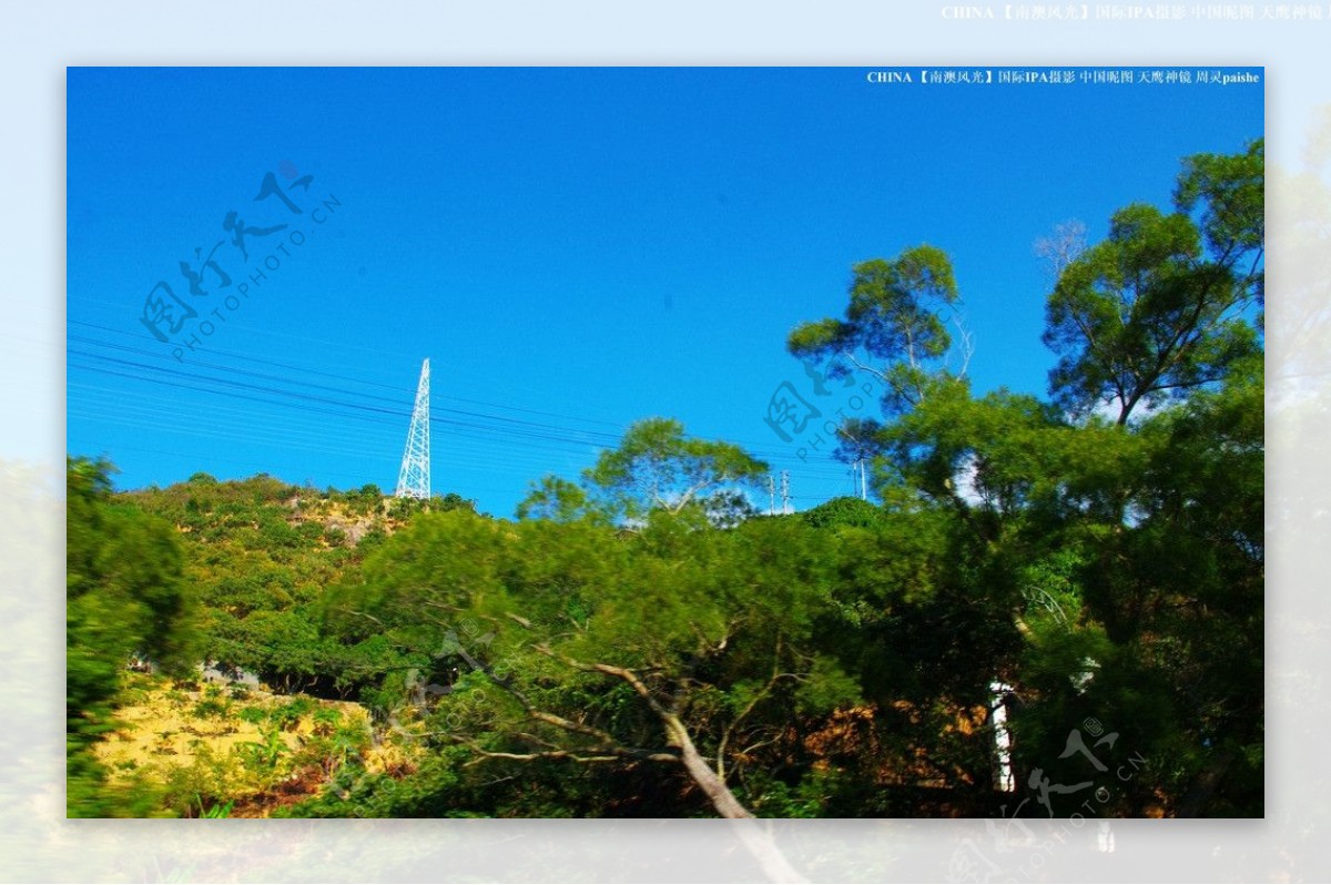 龙岗南澳一路风景山水图片