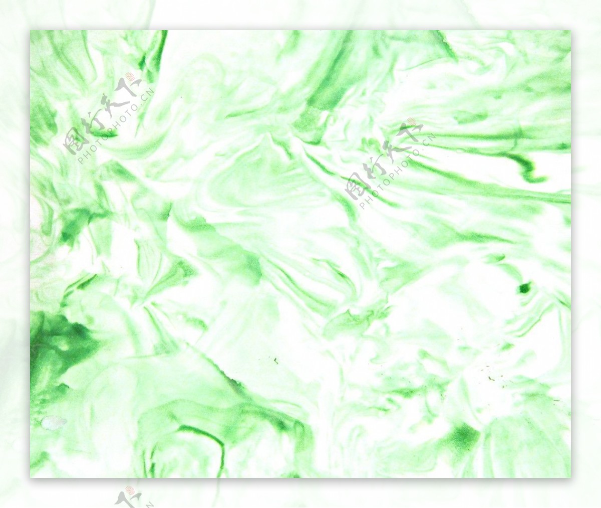 绿色水彩纹理图片