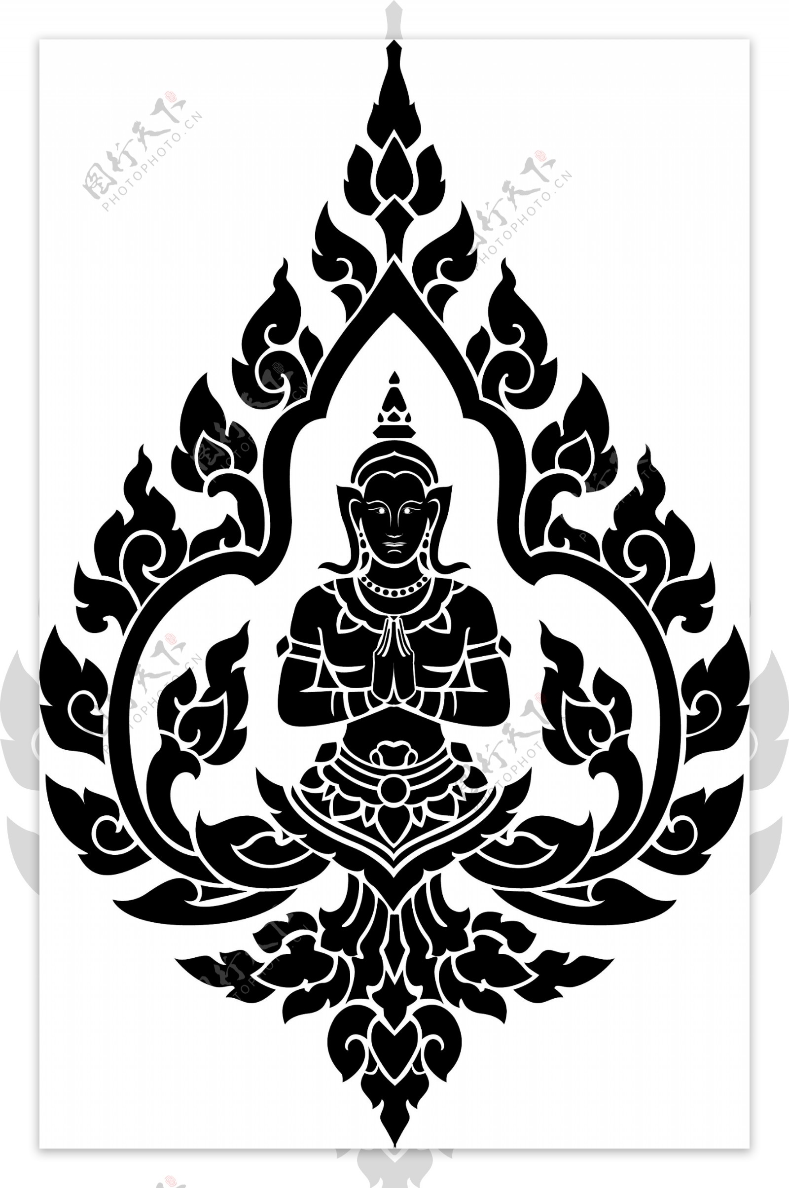 泰国佛教标志图片