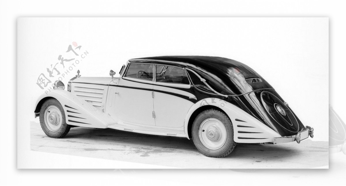 迈巴赫古董车实拍图片