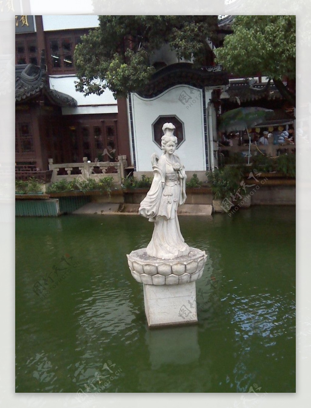上海城隍庙仙女像图片