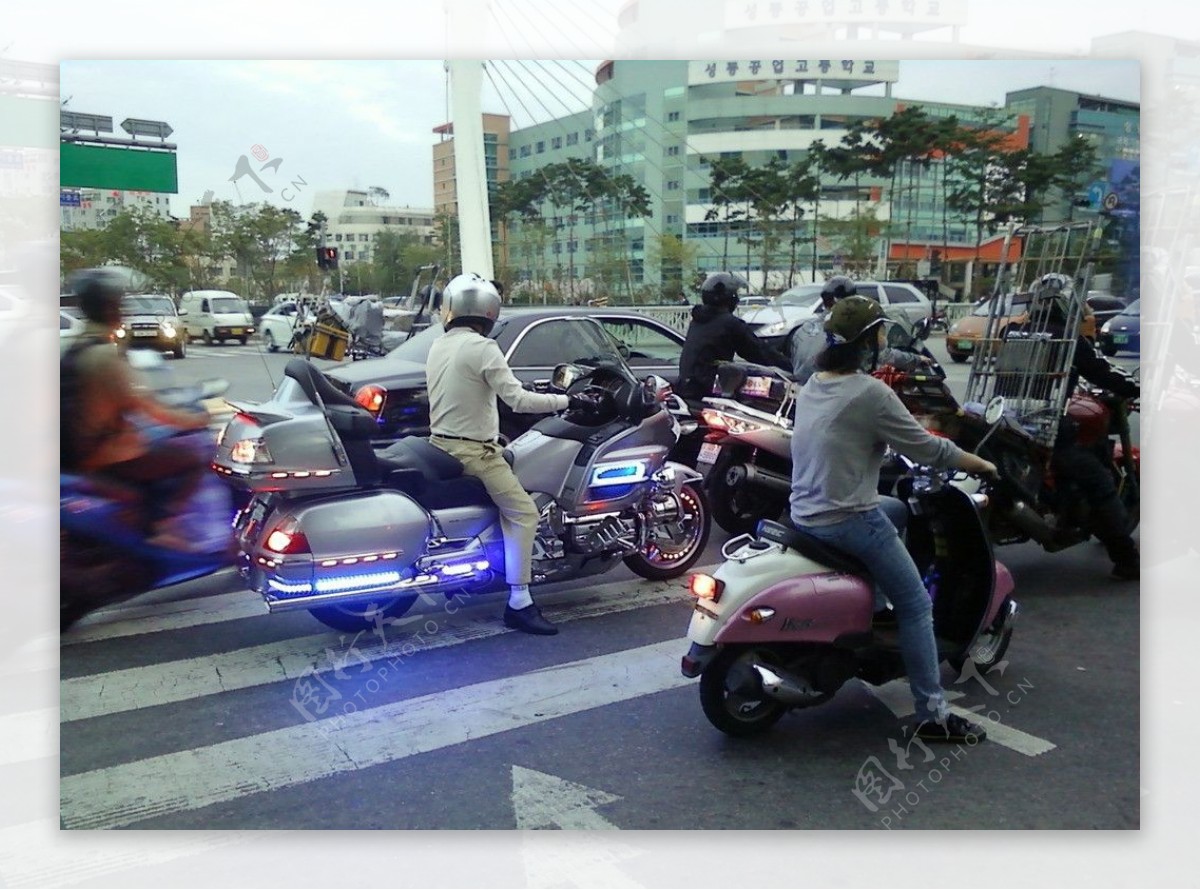 韩国摩托车图片