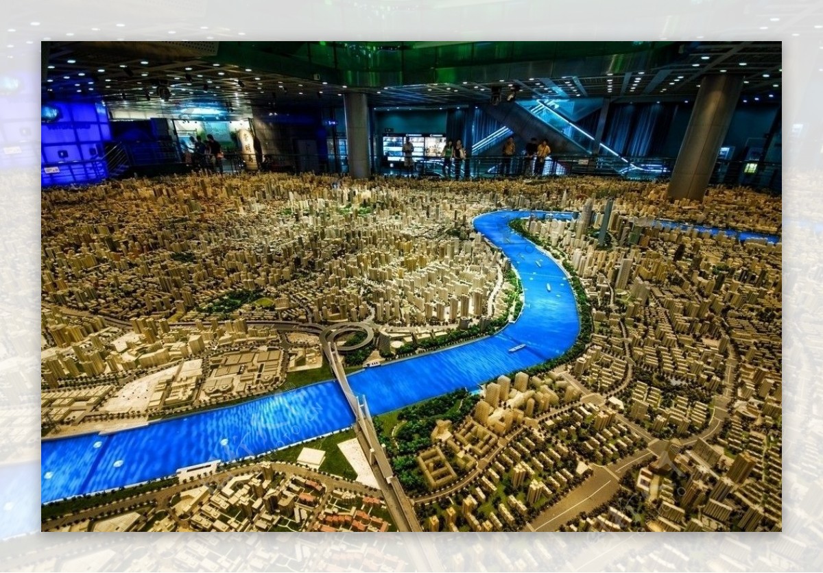上海市模型图片