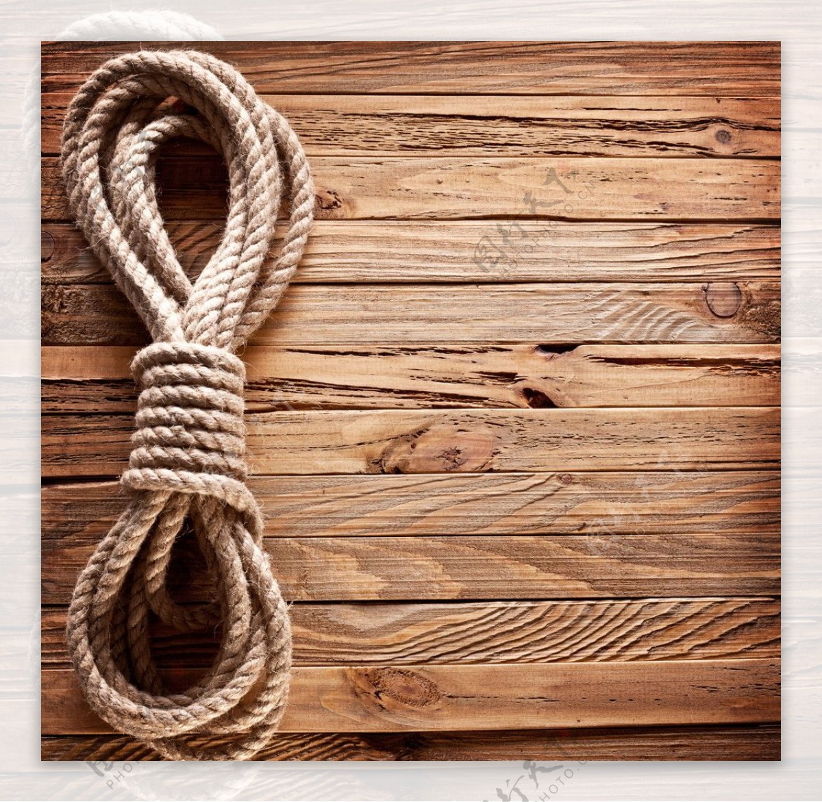 木纹木板绳子图片
