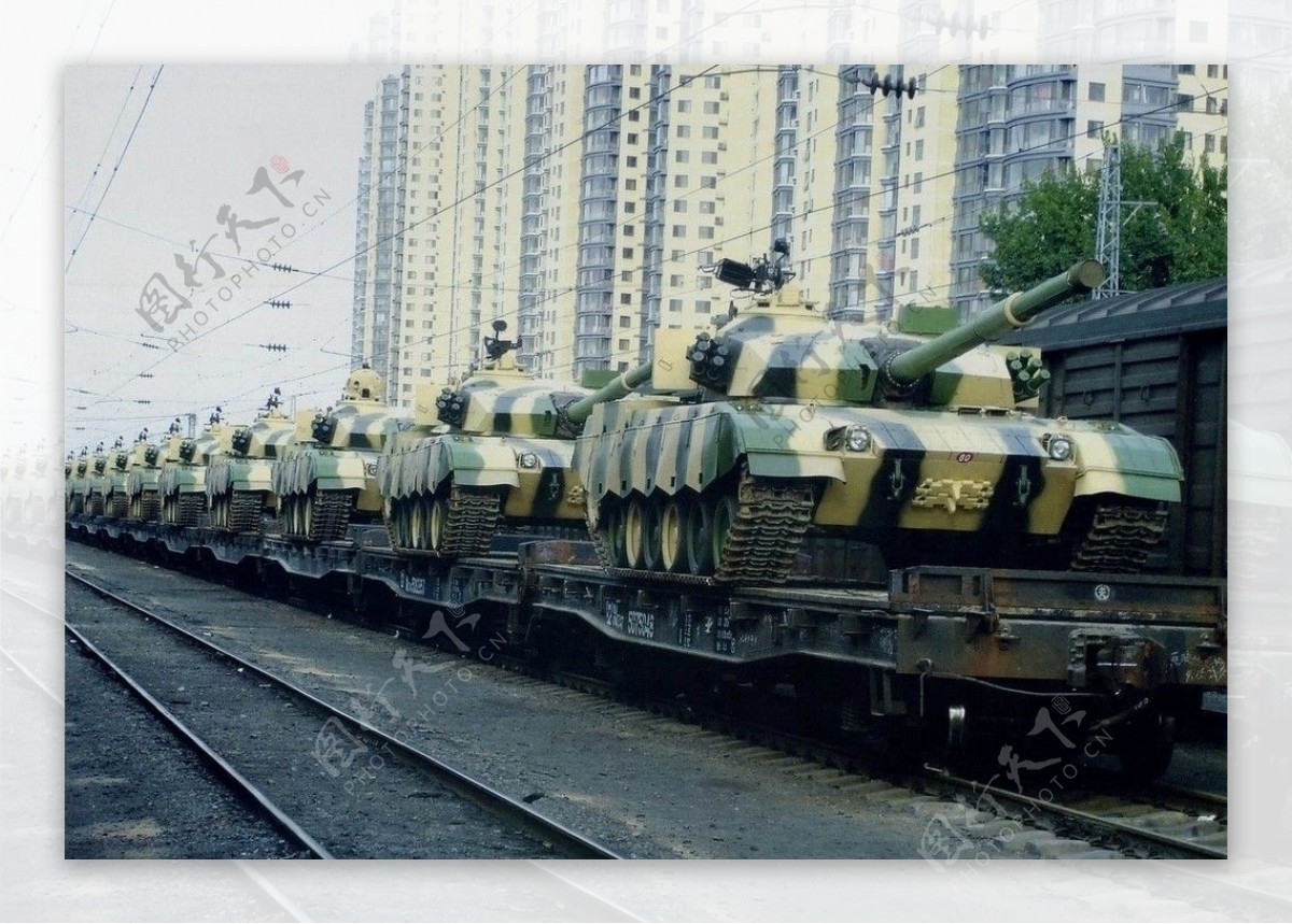 96改主战坦克图片