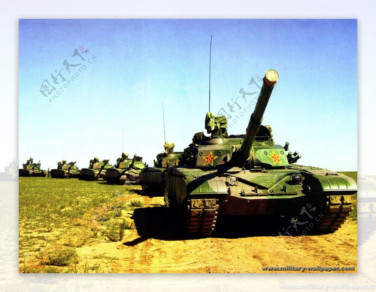 我军新型主战坦克图片