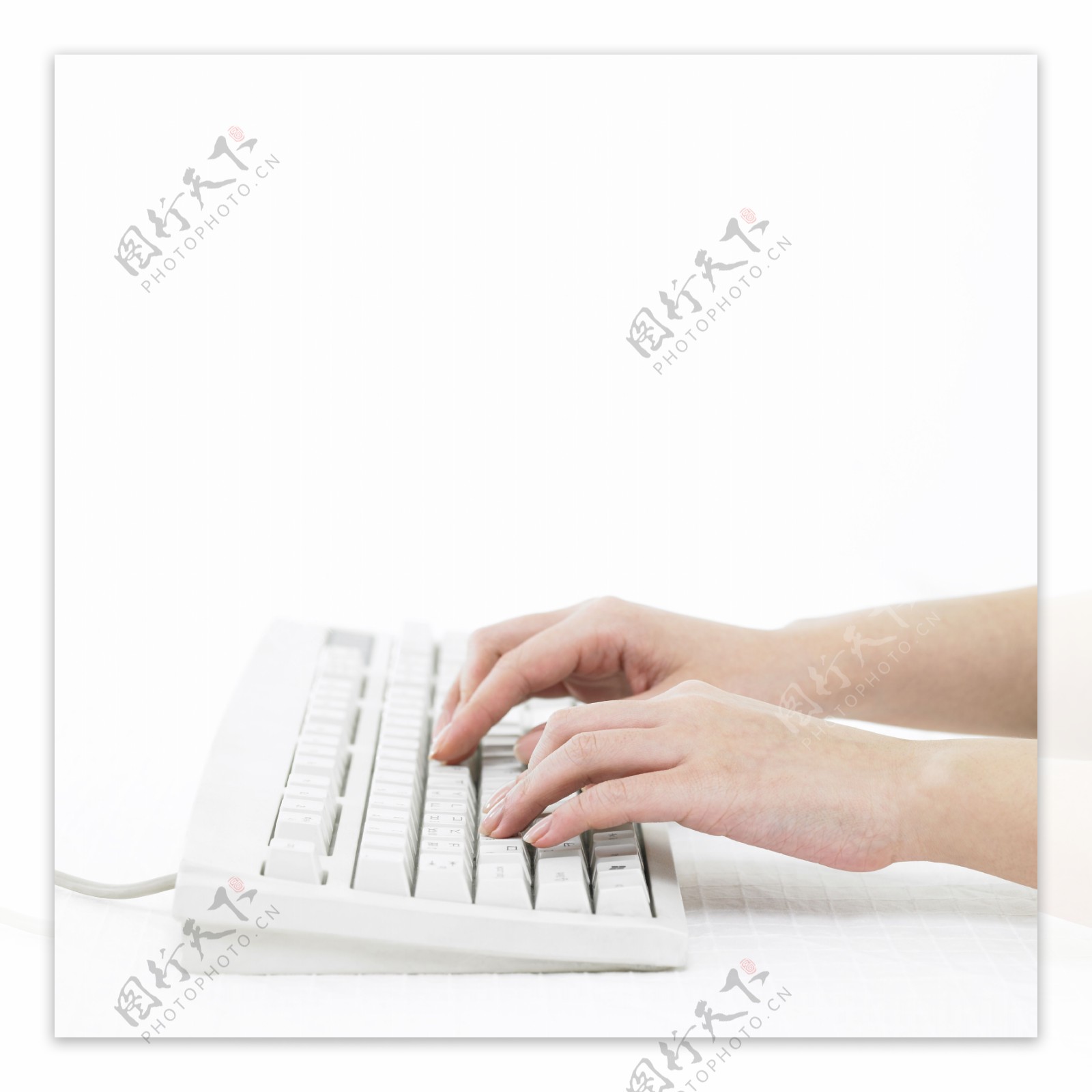 键盘打字图片