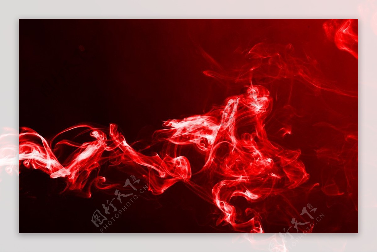红色烟雾背景图片