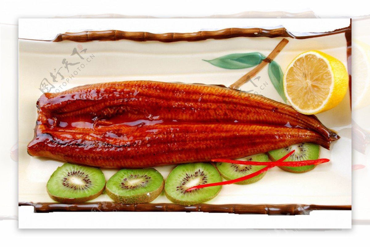 烤鰻魚图片