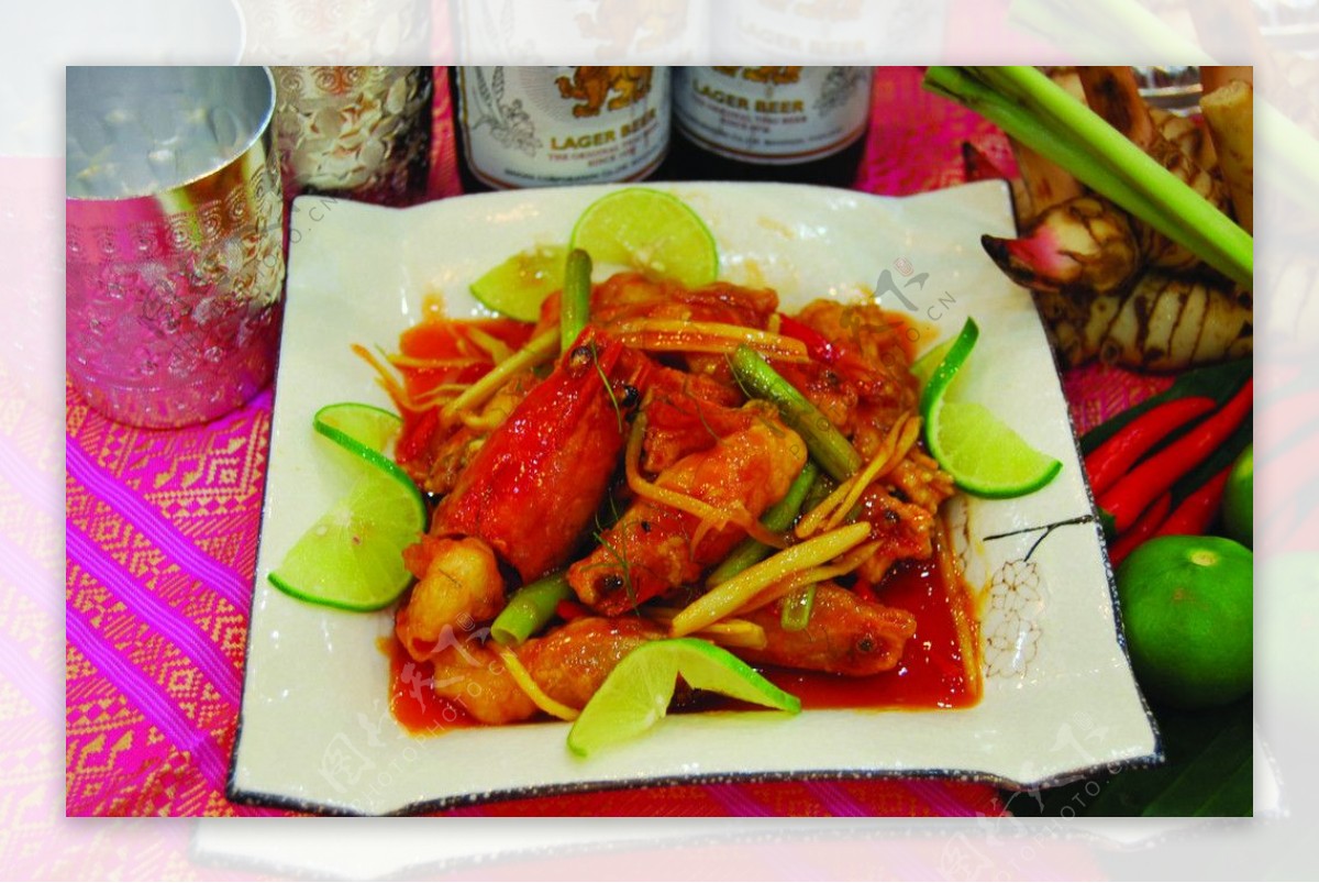 泰式美味青檸蝦图片