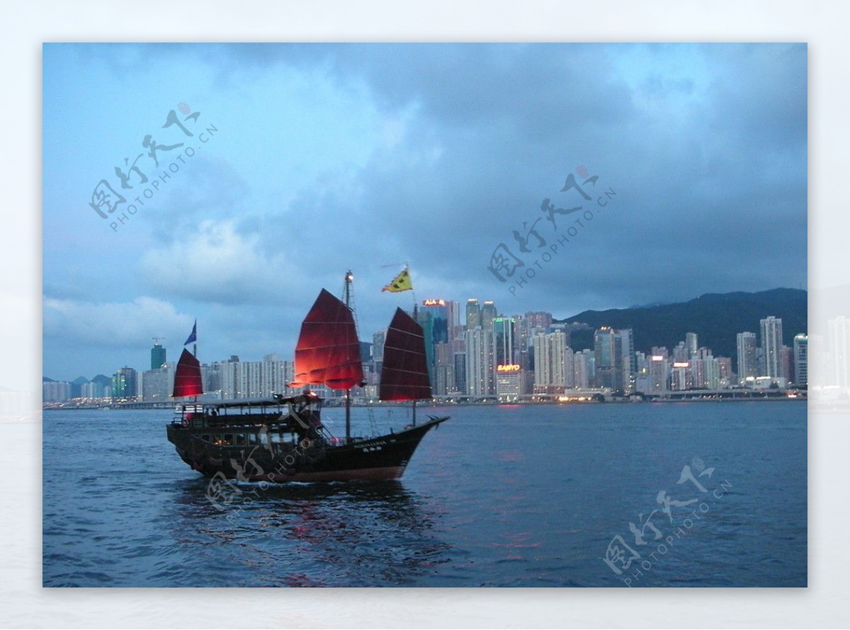 香港维港夜景图片